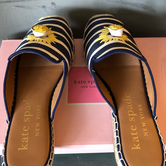 kate spade new york Solero Striped Espadrille Mules - Picture 4 of 11